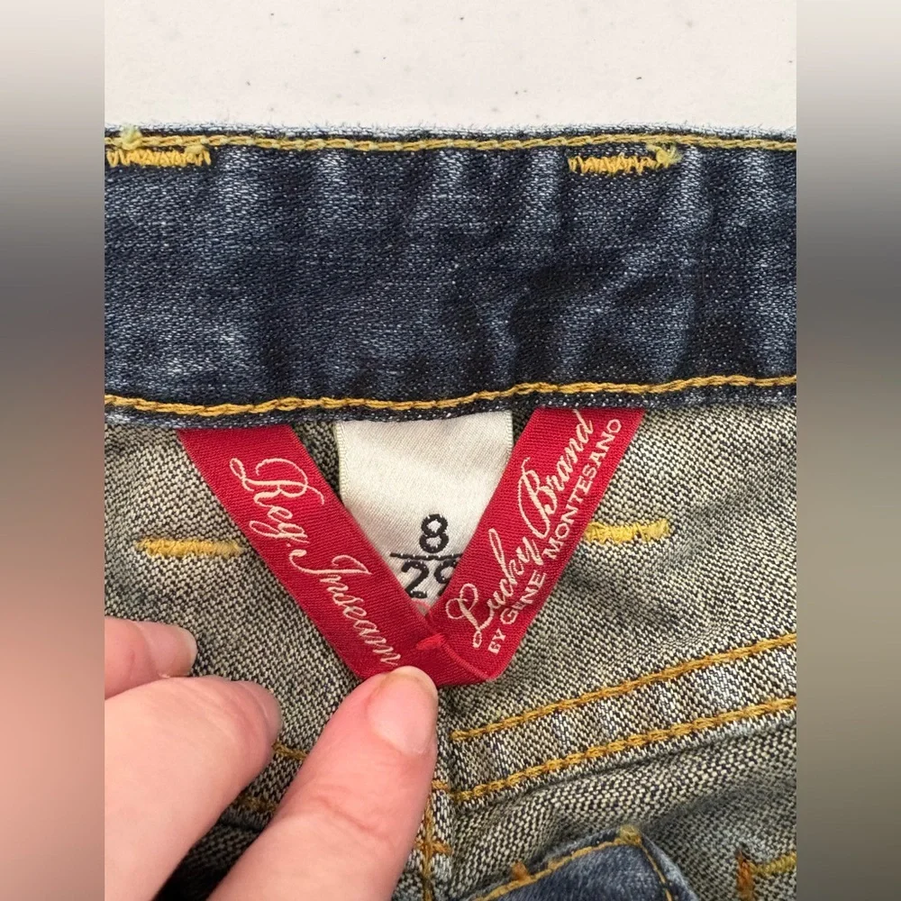 LUCKY‎ Brand Low Rise Straight Jeans Size 8 EUC